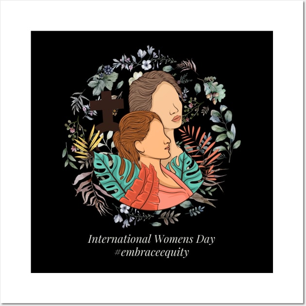 international women's day 2023 embrace equity 2023 Wall Art by Ballari